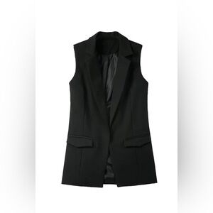 63. Zara Sleeveless Blazer